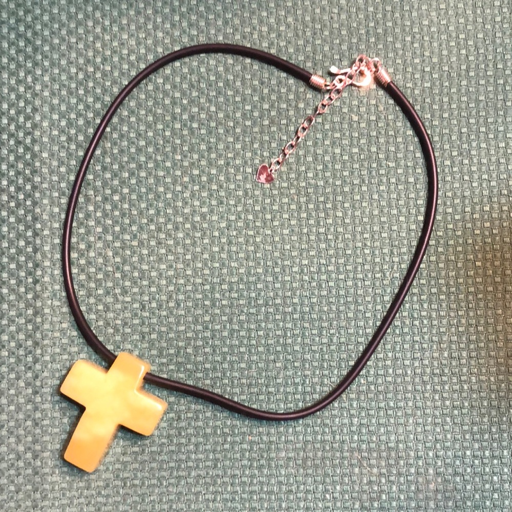 Jay King serpentine cross necklace